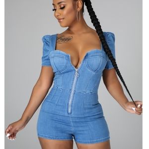 Beautiful Jean romper